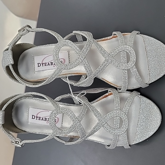 Benjamin Walk Heels "Madison" Silver" Glitter size 5 - Picture 6 of 6